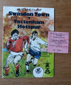 1979/80 FA Cup 4th Round vs Swindon Town - Programme & Ticket