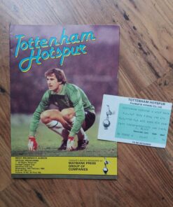 1982 League Cup Semi Final vs WBA - Programme & Ticket