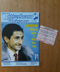 1982/83 FA Cup 3rd Round vs Southampton - Programme & Ticket