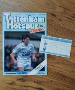 1985/86 vs Arsenal - Programme & Ticket