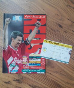 1994/95 FA Cup Quarter Final vs Liverpool - Programme & Ticket