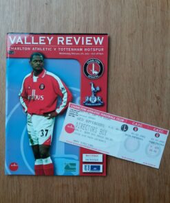 2000/01 FA Cup 4th Round vs Charlton Athletic - Programme & Spurs Directors Ticket