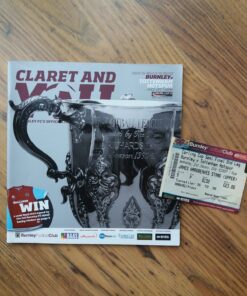 2009 League Cup Semi Final vs Burnley - Programme & Ticket