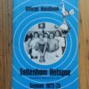 1972/73 Tottenham Official Handbook