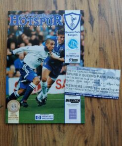1995/96 vs QPR - Programme & Ticket