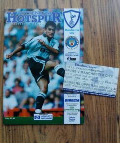 1995/96 vs Man City - Programme & Ticket