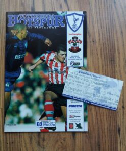 1995/96 vs Southampton - Programme & Ticket
