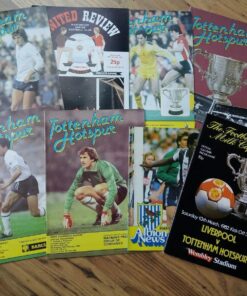 1982 League Cup run (Full set of programmes Home & Away)
