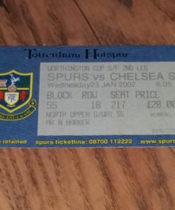 2002 League Cup Semi Final vs Chelsea TICKET