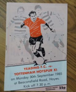 1985/86 Friendly vs Yeading