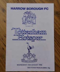 1990/91 Friendly vs Harrow Borough