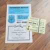 1966/67 vs WBA - Programme & Ticket