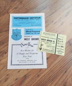 1966/67 vs WBA - Programme & Ticket