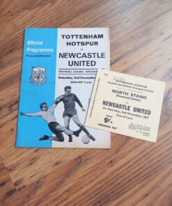 1967/68 vs Newcastle Utd - Programme & Ticket