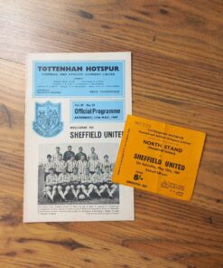 1966/67 vs Sheff Utd - Programme & Ticket