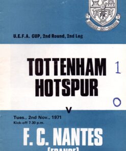 1971/72 UEFA Cup 2nd Round vs Nantes (H)
