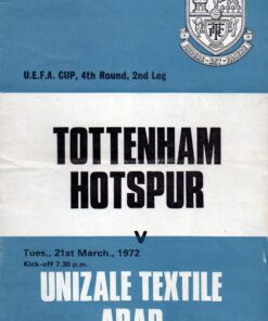 1971/72 UEFA Cup Q/Final vs UT Arad (H)