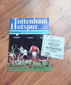 1978/79 FA Cup 3rd Round vs Altrincham - Programme & Ticket