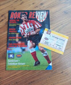 1994/95 FA Cup 4th Round vs Sunderland - Programme & Ticket