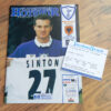 1996 FA Cup 4th Round vs Wolves - Programme & Ticket