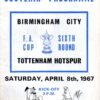 1966/67 FA Cup Quarter Final vs Birmingham City