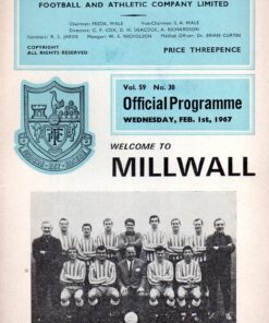 1966/67 FA Cup 3rd Round Replay vs Millwall