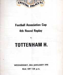 1969/70 FA Cup 4th Round Replay vs Crystal Palace