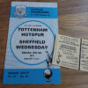 1970/71 FA Cup 3rd Round vs Sheff Weds - Programme & Ticket