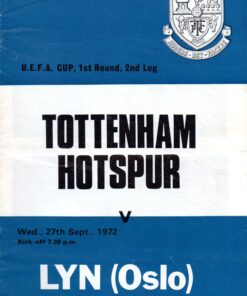 1972/73 UEFA Cup 1st Round vs Lyn Oslo (H)