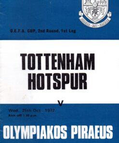 1972/73 UEFA Cup 2nd Round vs Olympiakos (H)