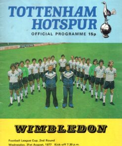 1977/78 League Cup 2nd Round vs Wimbledon