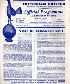 1958/59 vs Leicester City