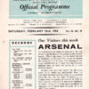 1963/64 vs Arsenal