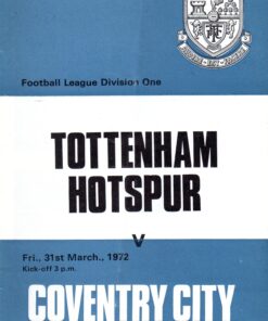 1971/72 vs Coventry City