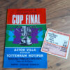 1971 League Cup Final vs Aston Villa - Programme & Ticket
