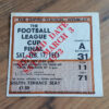 1973 League Cup Final Ticket vs Norwich City
