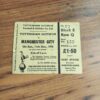 1976/77 vs Man City TICKET