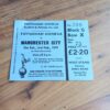1978/79 vs Man City - Ticket