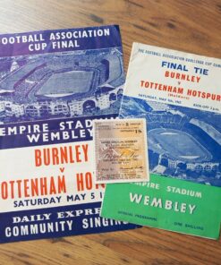 1962 FA Cup Final vs Burnley - Programme, Ticket & Songsheet