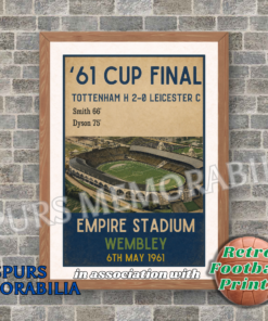 Spurs 1961 FA Cup Winners Art Print