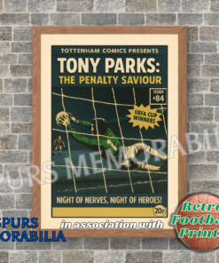 1984 UEFA Cup Final - Tony Park Comic Book Print