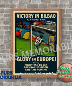 2025 Europa League Final - Victory in Bilbao Movie Poster Print
