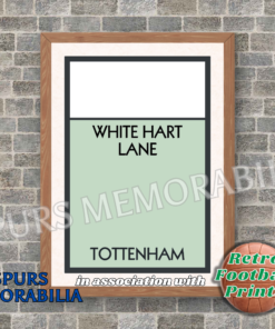White Hart Lane – Monopoly Card style art print